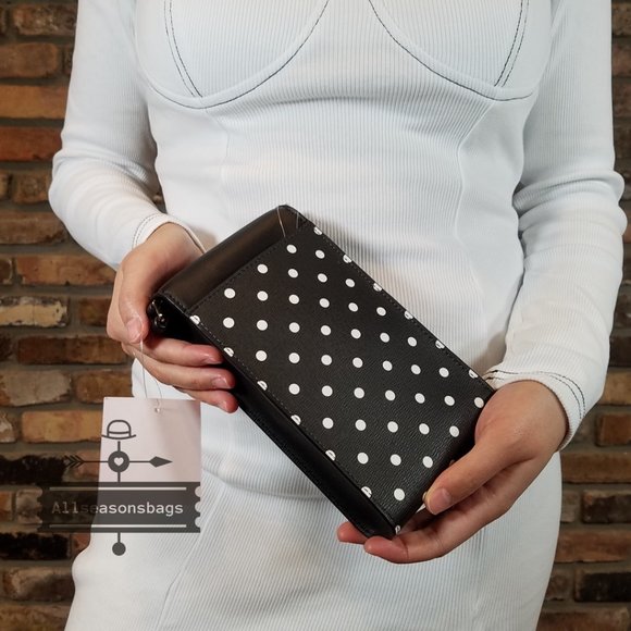 Kate Spade New York Disney Minnie Mouse North South Flap Phone Crossbody POLKA - Picture 3 of 10